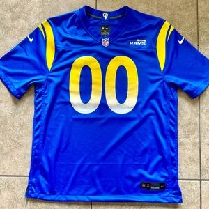LA Rams Jersey Size XL LRP 00 Nike NFL Blue Los Angeles New FAST SHIPPING